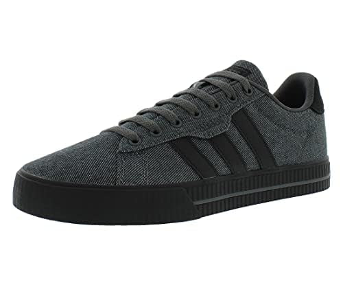 adidas Men's Daily 3.0 Skate Shoe, Grey/Black, 7